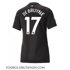 Manchester City Kevin De Bruyne #17 Udebanetrøje Dame 2022-23 Kortærmet